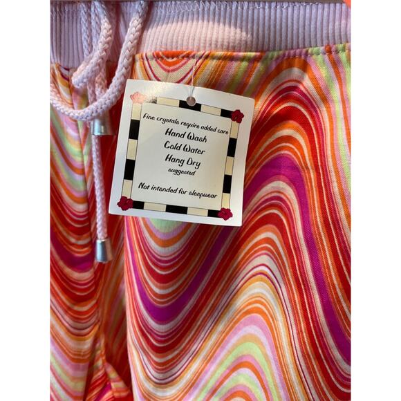 Nilla Shields Women’s Capri Pants Size M (Runs Small) Drawstring Cotton NWT - Picture 5 of 11